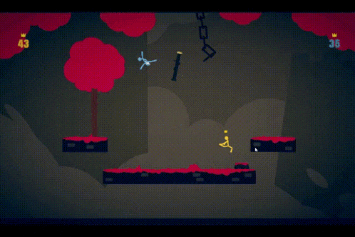 Stick Fight Stick Figure GIF