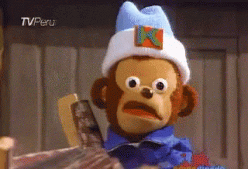 Stick Man Frog Monkey GIF