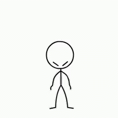 Stick Man Mad Angry GIF