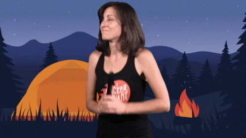 Stickergiant Happy Camper GIF. This 498 x 280 animated GIF is part of our funny camp collection. Related themes include happy, happy dance. Created by…
