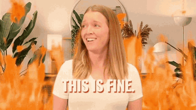 Stickergiant This Is Fine GIF