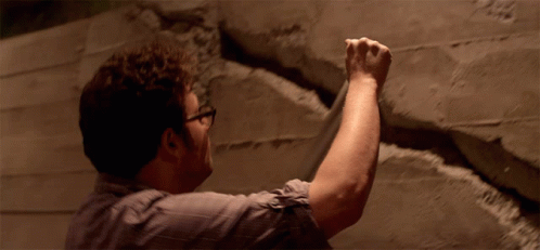 Sticking Duct Tape To A Huge Wall Crack Seth Rogen GIF