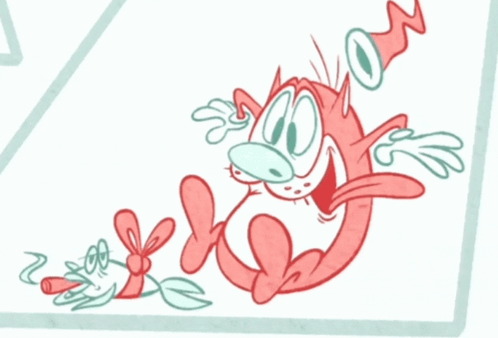 Stimpson J Cat Christmas GIF. This 498 x 338 animated GIF is part of our ren and stimpy happy happy joy joy collection. Related themes include christmas…