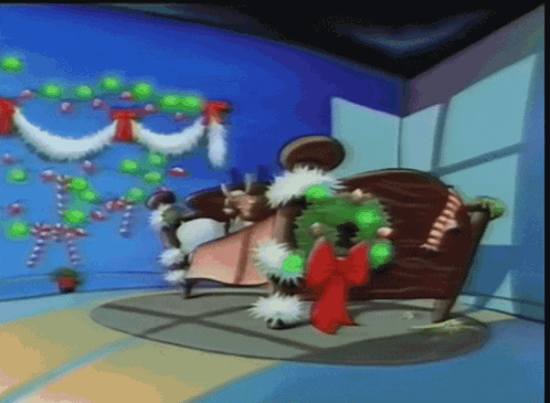 Stimpson J Cat Christmas GIF. This 498 x 365 animated GIF is part of our ren and stimpy happy happy joy joy collection. Related themes include christmas…