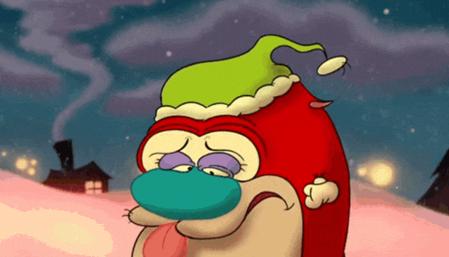 Stimpson J Cat Christmas GIF
