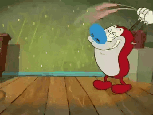 Stimpy Happy Happy Joy Joy GIF. This 498 x 375 animated GIF is part of our ren and stimpy happy happy joy joy collection. Related themes include ren and…