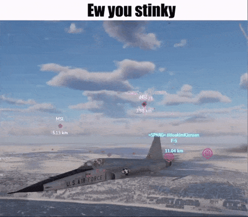 Stinky Plane GIF