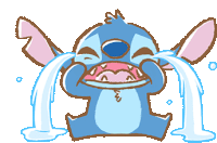Stitch Crying Sticker