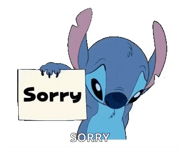 Stitch Desculpa GIF