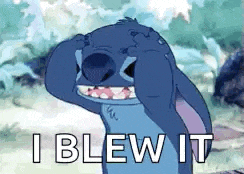 Stitch Frustration GIF