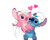 Stitch Hug Sticker
