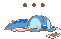 Stitch Sad Sticker