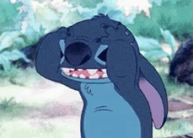 Stitch Stressed GIF