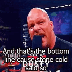 Stone Cold Said So GIF. This 250 x 250 animated GIF is part of our stone cold hell yeah collection. Related themes include wwe. Created by dustyduke1982…