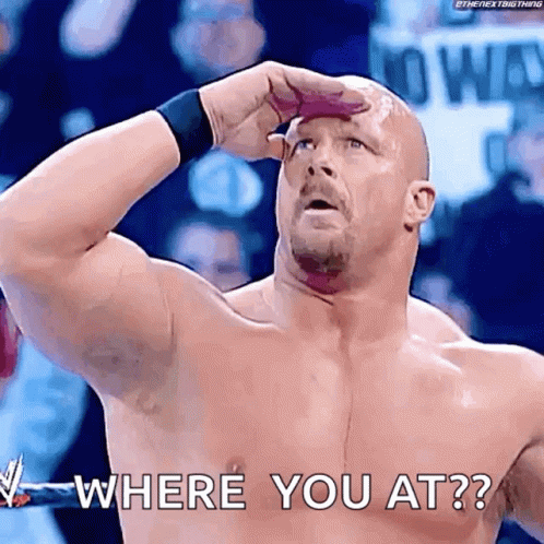 Stone Cold Steve Austin Looking Around GIF. This 498 x 498 animated GIF is part of our stone cold hell yeah collection. Related themes include wwe. Created…