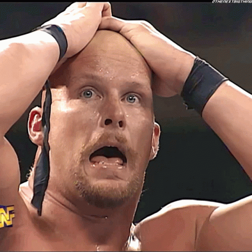 Stone Cold Steve Austin Shocked GIF. This 498 x 498 animated GIF is part of our stone cold hell yeah collection. Related themes include shocked, stunned…