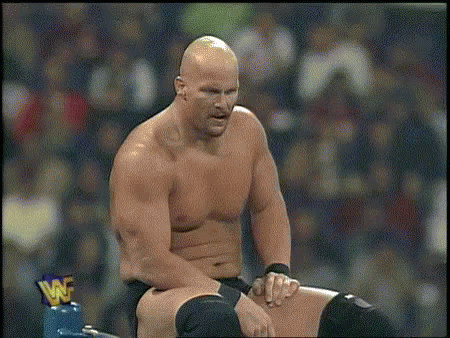 Stone Cold Steve Austin GIF. This 450 x 338 animated GIF is part of our looking at watch collection. Related themes include bored, waiting. View the…