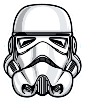 Stormtrooper Imperial Sticker