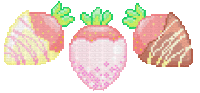 Strawberries Kawaii Sticker