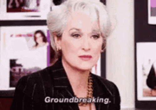 Streep Devil Wears Prada GIF. This 498 x 353 animated GIF is part of our miranda priestly collection. Created by Equityguy. View the original animation…