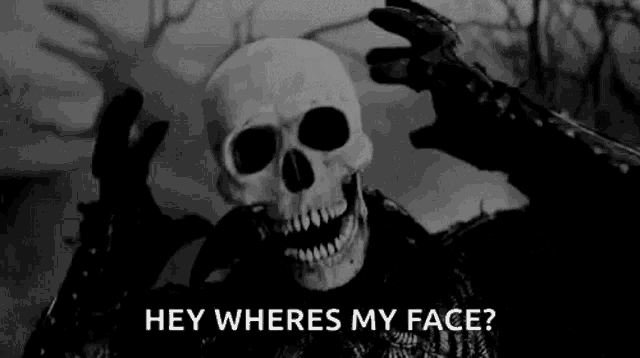 Stress Skull GIF