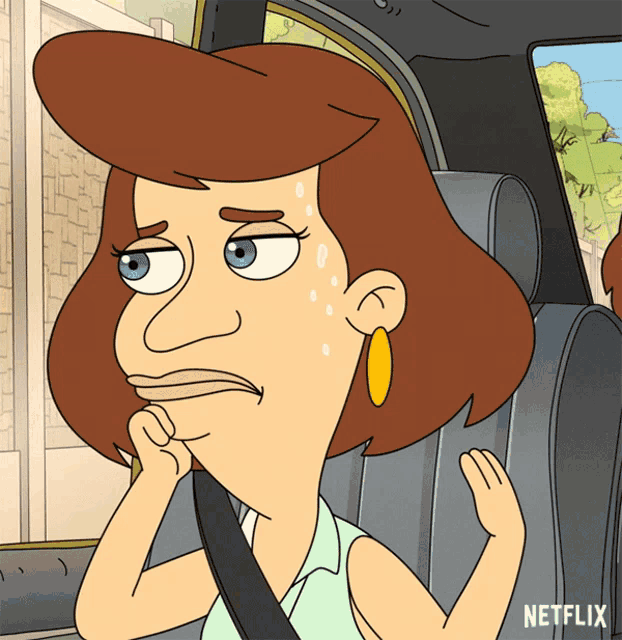 Stressed Hot GIF