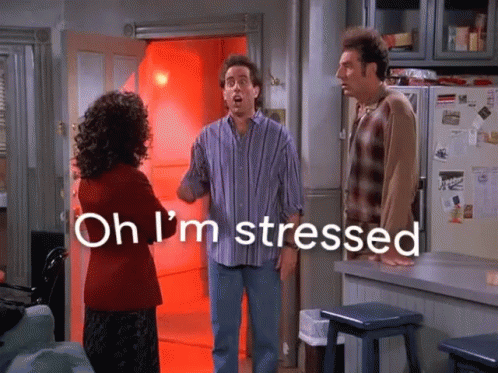 Stressed Jerry Seinfeld GIF. This 498 x 373 animated GIF is part of our kramer im out collection. Related themes include seinfeld, stressed. Created by…