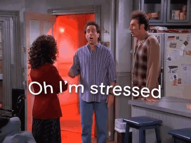 Stressed Jerry Seinfeld GIF