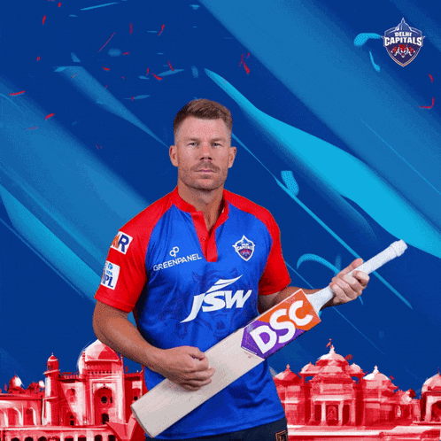 Strumming David Warner GIF