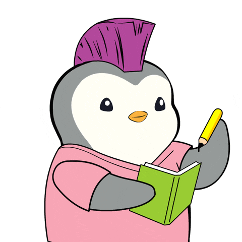 Study Penguin GIF. This 480 x 480 animated GIF is part of our its bad writing collection. Related themes include penguin, pudgy, pudgypenguins. Created by…