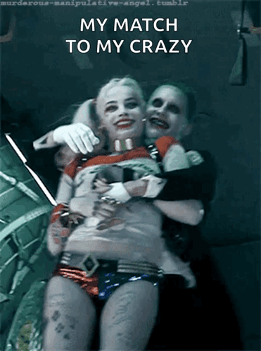 Suicide Squad Hug GIF