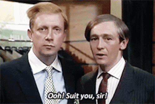 Suits You Fast Show GIF