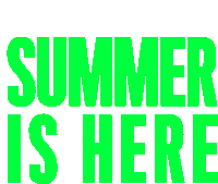 Summer Is Here Edm Sticker
