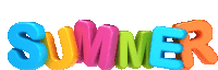 Summer Text Sticker