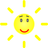 Sun Love Sun Light Sticker