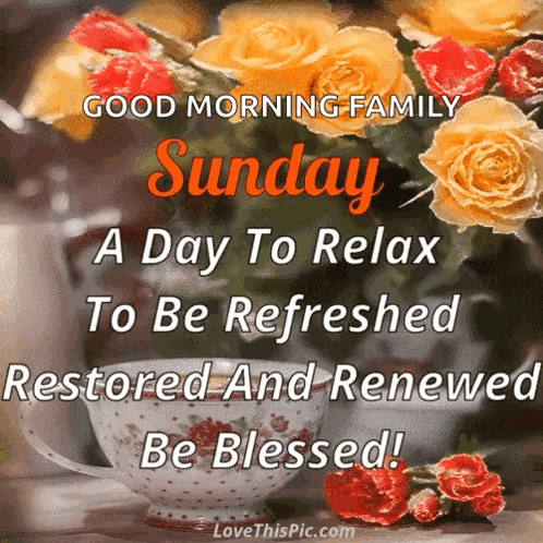 Sunday Blessings GIF. This 498 x 498 animated GIF is part of our guten morgen sonntag collection. Created by phillyjazz. View the original animation, share…