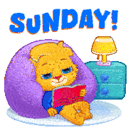 Sunday Sunday Blessings Sticker