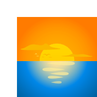 Sunrise Joypixels Sticker