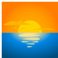 Sunrise Travel Sticker