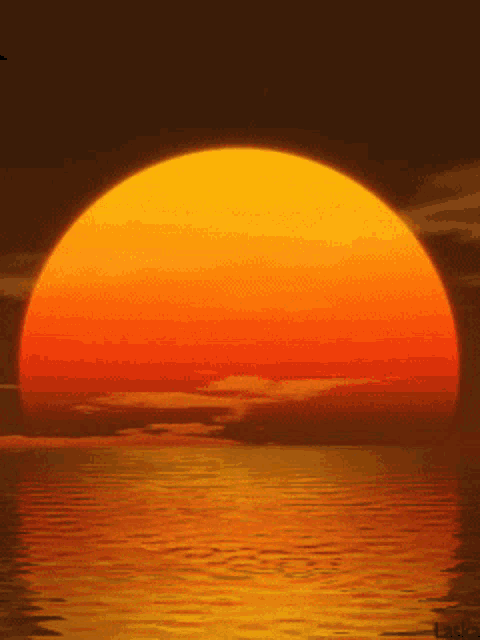 Sunset Kiss GIF