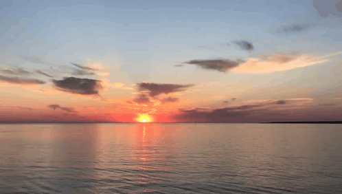 Sunset Sea GIF