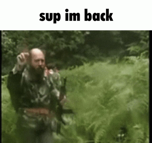 Sup Im Back GIF. This 498 x 469 animated GIF is part of our im back bitches collection. Related themes include im back. Created by RickAsley. View the…