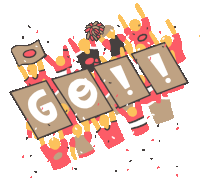 Super Bowl Go Team Sticker