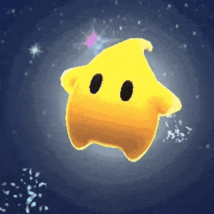 Super Mario Galaxy Luma GIF