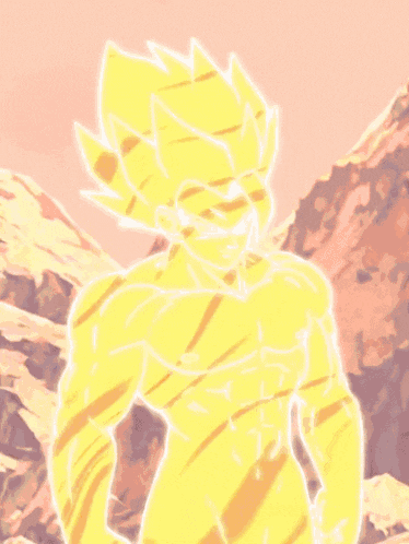 Super Saiyan God Goku And Super Saiyan God Vegeta Divine Warriors With Infinite Power GIF