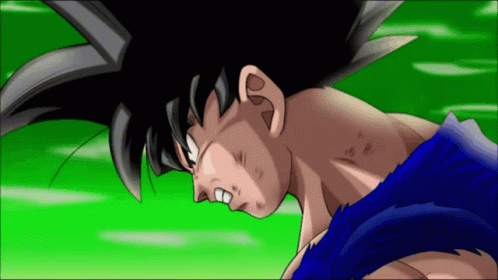 Super Sayian Goku GIF. This 498 x 280 animated GIF is part of our goku teletransportacion collection. Related themes include angry, dragon ball, goku…