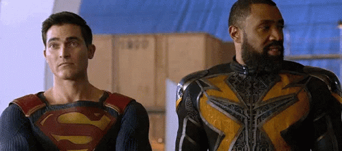 Superman Black Lightning GIF