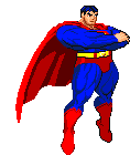 Superman Pose Sticker