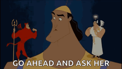 Supervising Devil On Your Shoulder GIF