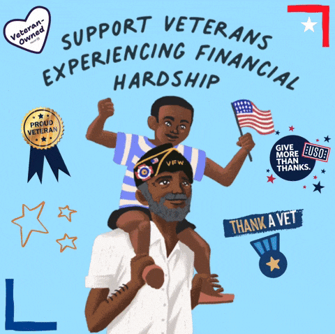 Support Veterans Military GIF